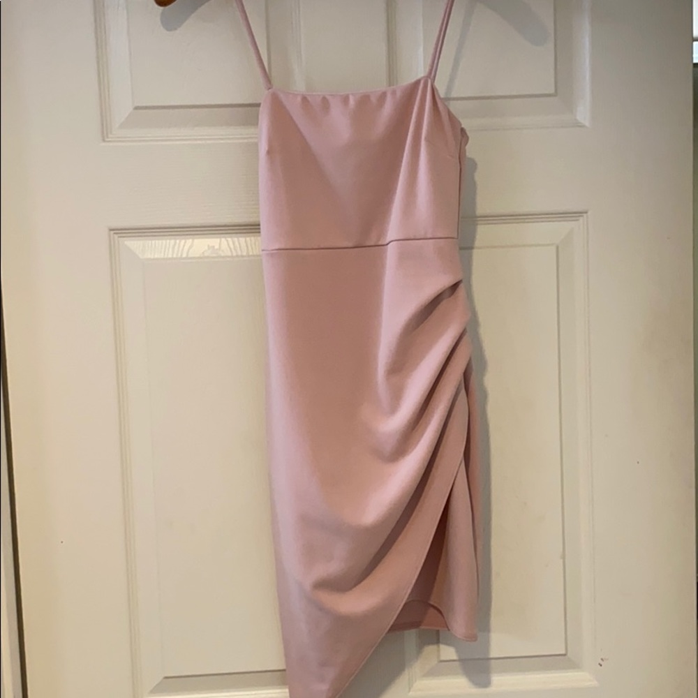 ANGL- Blush mini dress NWT
